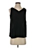 Who What Wear 100% Polyester Black Sleeveless Blouse Size S - photo 1