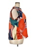 DR2 100% Polyester Orange Sleeveless Blouse Size XXL - photo 4