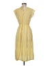Assorted Brands Stripes Yellow Casual Dress Size M - photo 2