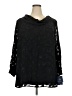 Doncaster Collection 100% Viscose Black Long Sleeve Blouse Size 18 - photo 1