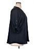 Express 100% Polyester Black 3/4 Sleeve Blouse Size XL - photo 4