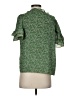 Max Studio Floral Green Short Sleeve Blouse Size S - photo 2