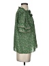Max Studio Floral Green Short Sleeve Blouse Size S - photo 4