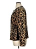 Laura Ashley Animal Print Gold Jacket Size XL - photo 5