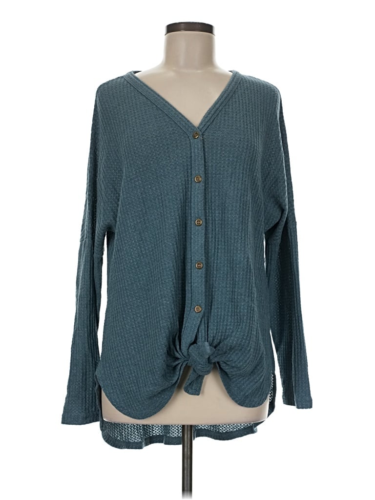 Pre-owned Miholl Cardigan Sweater In Teal
