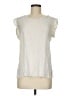 Michelle by Comune Ivory Sleeveless T-Shirt Size M - photo 1