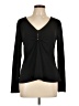 Bold Elements Black Long Sleeve Top Size L - photo 1