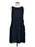 Gap 100% Polyester Solid Blue Casual Dress Size 8 - photo 1