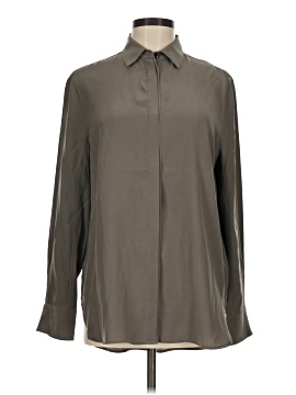 Rag & Bone Long Sleeve Silk Top