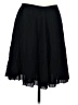 Theory 100% Silk Solid Black Silk Skirt Size 8 - photo 1