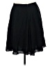 Theory 100% Silk Solid Black Silk Skirt Size 8 - photo 2