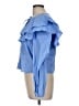 Zara Blue Long Sleeve Blouse Size M - photo 5