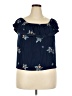 Mossimo Supply Co. Blue Sleeveless Blouse Size XXL - photo 1
