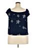 Mossimo Supply Co. Blue Sleeveless Blouse Size XXL - photo 2