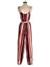 Forever 21 100% Polyester Stripes Red Jumpsuit Size M - photo 2