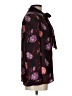 Halogen 100% Polyester Floral Burgundy Long Sleeve Blouse Size L - photo 4