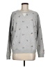 Lucky Brand 100% Cotton Print Gray Sweatshirt Size M - photo 1