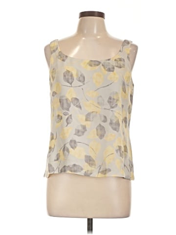 Oscar by Oscar De La Renta Sleeveless Silk Top (view 1)