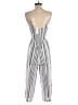 Japna 100% Polyester Stripes White Jumpsuit Size S - photo 2