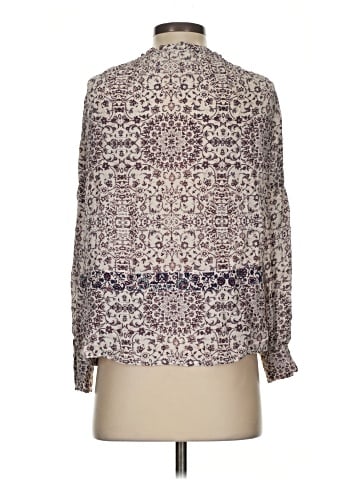 L'Agence Long Sleeve Silk Top (view 2)