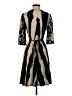 ECI Animal Print Black Cocktail Dress Size 2 - photo 2