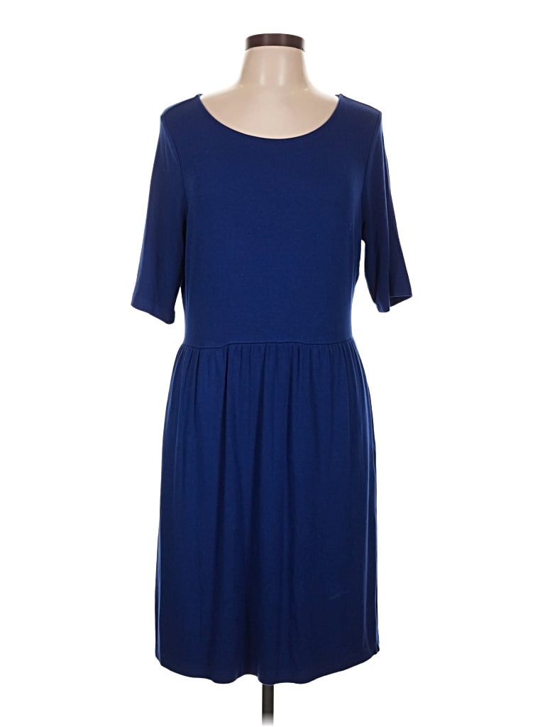 Pre-owned Donna Ricco Casual Dress In Blue