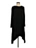 Willi Smith Solid Black Casual Dress Size S - photo 1