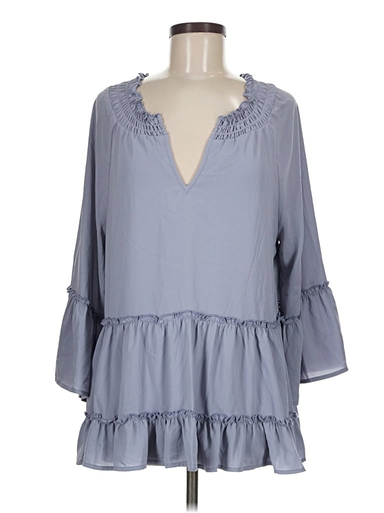 Pre-owned Entro Casual Dress In Gray