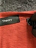 Theory Solid Brown Short Sleeve T-Shirt Size XL - photo 7