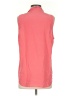 Equipment Polka Dots Red Sleeveless Button-Down Shirt Size S - photo 2