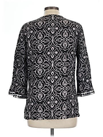 Marina Luna 3/4 Sleeve Blouse (view 2)