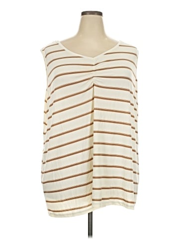Terra & Sky Sleeveless Blouse (view 1)
