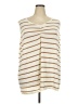 Terra & Sky 100% Polyester Ivory Sleeveless Blouse Size 3X - photo 1