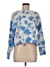 Tommy Hilfiger Sport 100% Cotton Tie-dye Blue Pullover Sweater Size M - photo 1