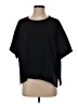Vince. 100% Polyester Black Short Sleeve Top Size XXS - photo 1
