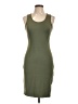 Say What? Solid Green Casual Dress Size L - photo 1