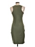 Say What? Solid Green Casual Dress Size L - photo 2