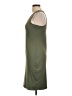 Say What? Solid Green Casual Dress Size L - photo 5