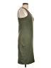 Say What? Solid Green Casual Dress Size L - photo 4