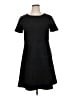 Ann Taylor Solid Black Casual Dress Size 14 - photo 1