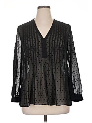 Max Studio Long Sleeve Blouse (view 1)
