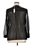 Max Studio 100% Polyester Black Long Sleeve Blouse Size XL Petite - photo 2