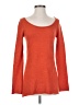 Sofia Cashmere 100% Cashmere Orange Cashmere Pullover Sweater Size S - photo 1