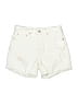 Levi's Ivory Denim Shorts Size 28 - photo 1