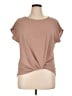 Gilli Tan Short Sleeve Top Size XL - photo 1