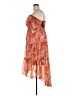 No Boundaries 100% Polyester Paisley Orange Cocktail Dress Size XXL - photo 5