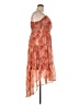 No Boundaries 100% Polyester Paisley Orange Cocktail Dress Size XXL - photo 4