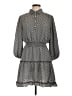 Morgan Taylor 100% Polyester Polka Dots Gray Casual Dress Size L - photo 1