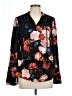 Worthington 100% Polyester Black Long Sleeve Blouse Size L - photo 1