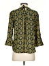 41Hawthorn 100% Polyester Gold 3/4 Sleeve Blouse Size S - photo 2